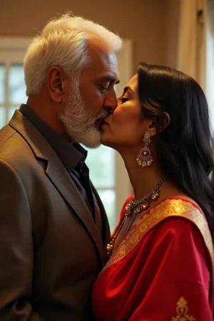 Kissing my grandfather who is now my husband 21+