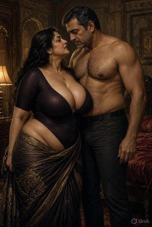 Chapter - 5 (Sas sasur) (Fucking his ass with dildo, spitting on face in mouth, slapping hard, fucking her pussy, piss drinking, cockwarming)
