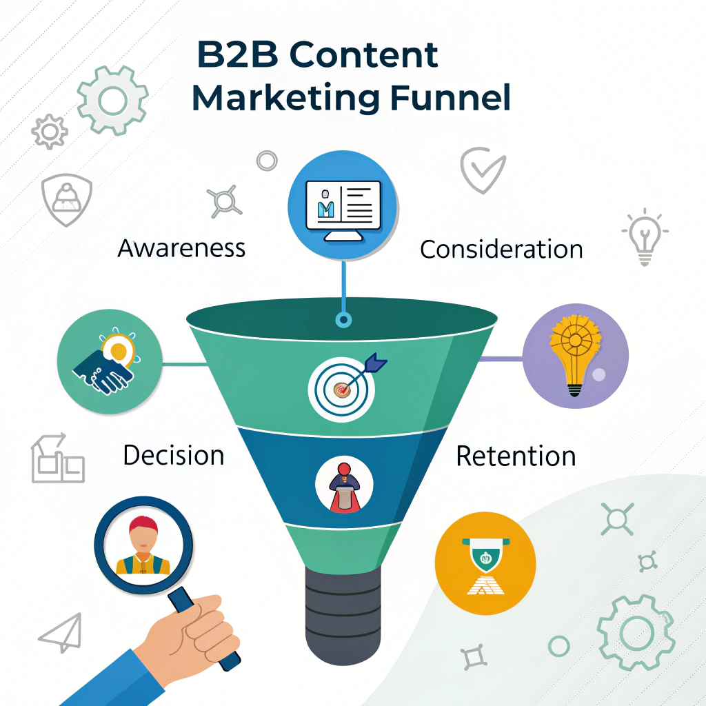 How to Use a B2B Content Marketing Funnel for Better Conversion