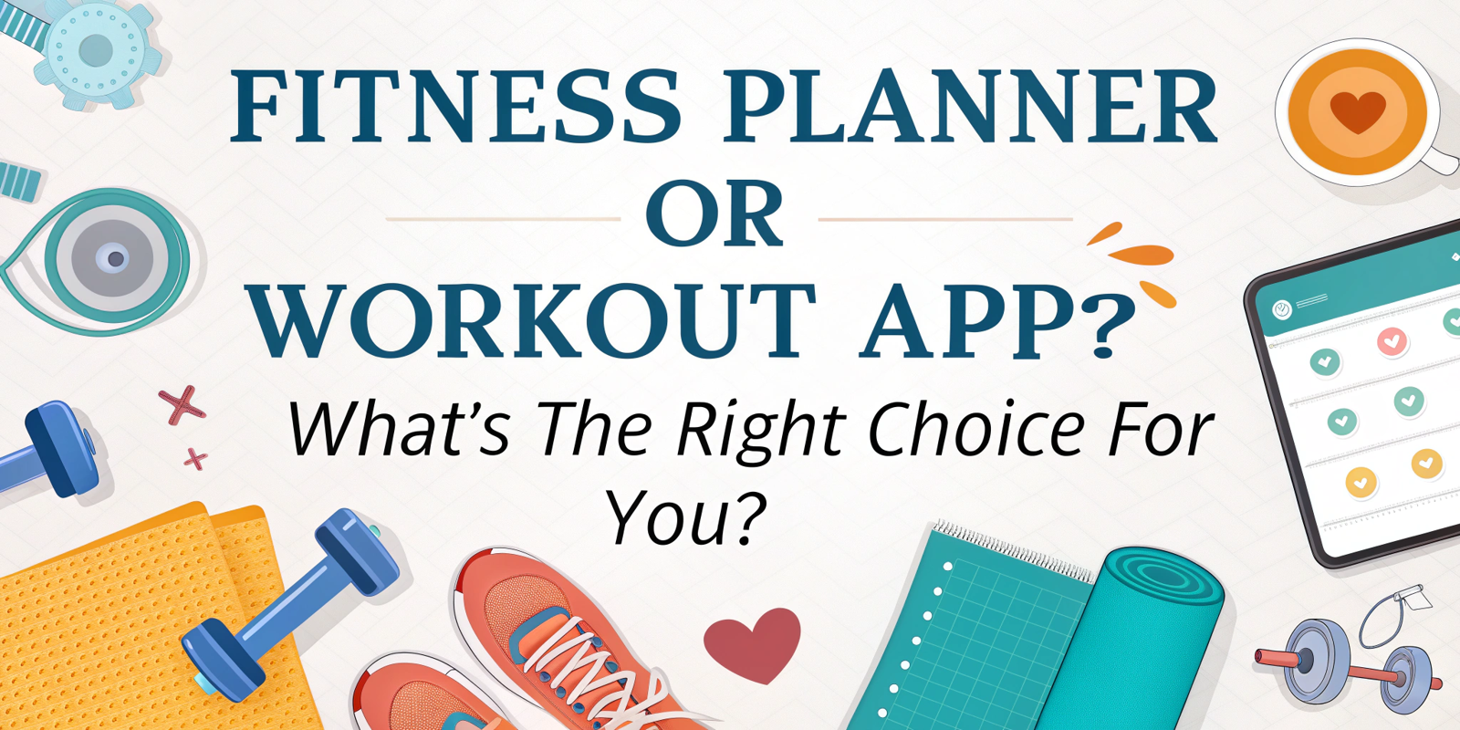 Fitness Planner or Workout App: What’s the Right Choice for You?