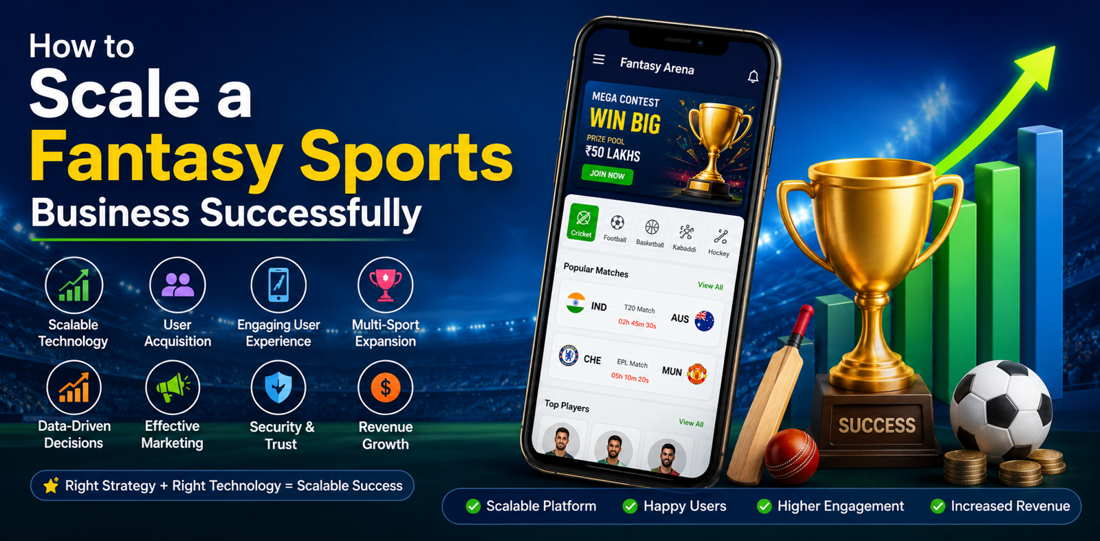 How to Scale a Fantasy Sports Business Successfully
