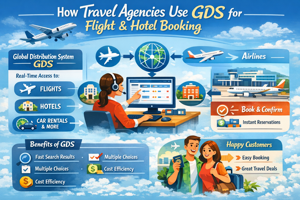 How Travel Agencies Use GDS for Flight & Hotel Booking