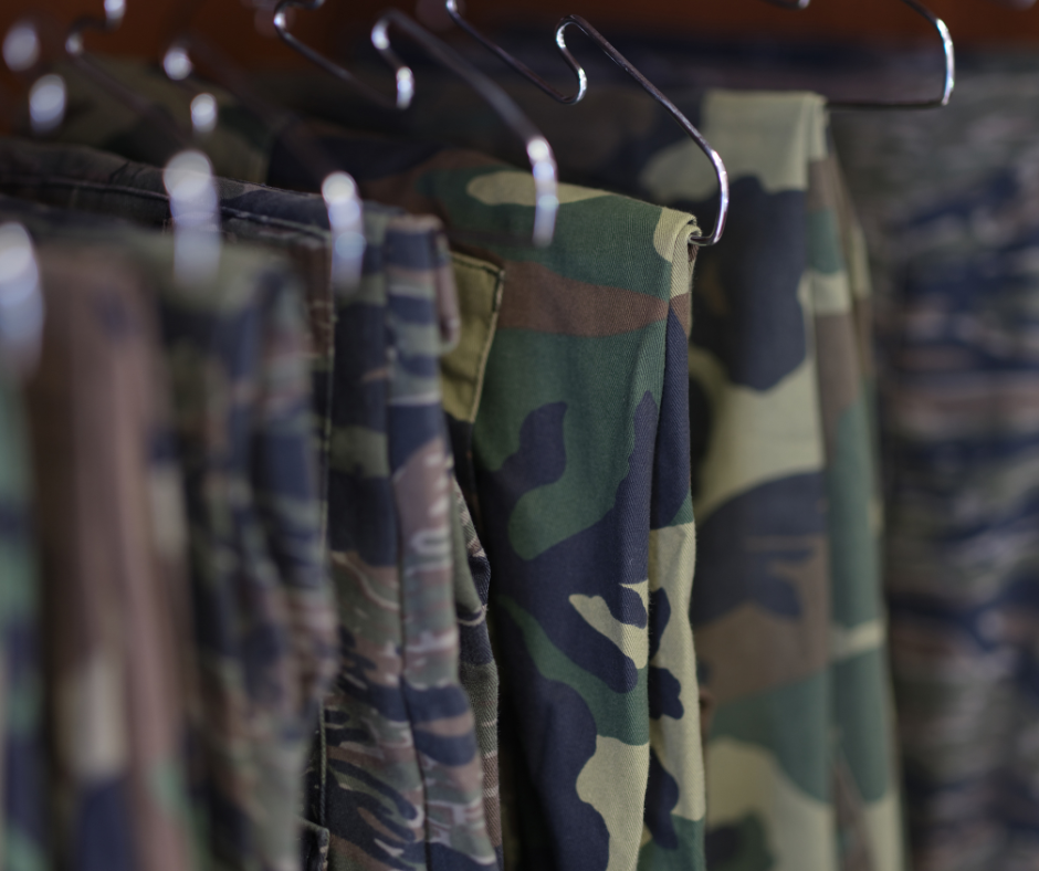 Camouflage Combat Trousers for Outdoor Work and Adventure