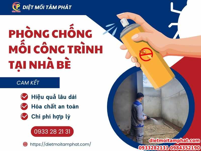 Phòng chống mối công trình tại Nhà Bè chất lượng GIÁ TỐT