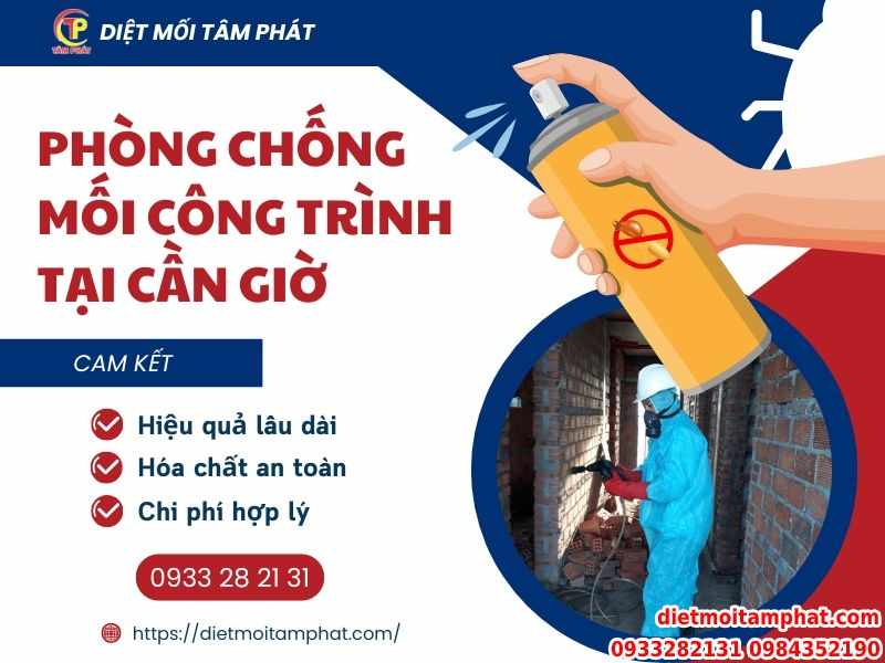 Phòng chống mối công trình tại Cần Giờ giá cả hợp lý