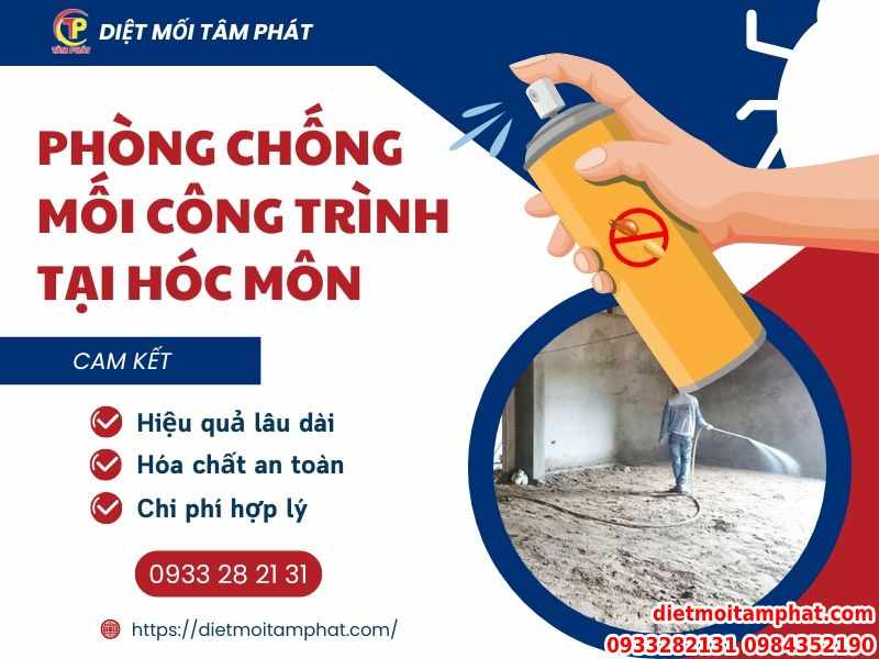 Phòng chống mối công trình tại Hóc Môn an toàn GIÁ RẺ