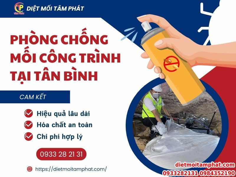 Phòng chống mối công trình tại Tân Bình hiệu quả GIÁ RẺ