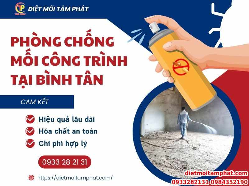 Phòng chống mối công trình tại Bình Tân hiệu quả cao
