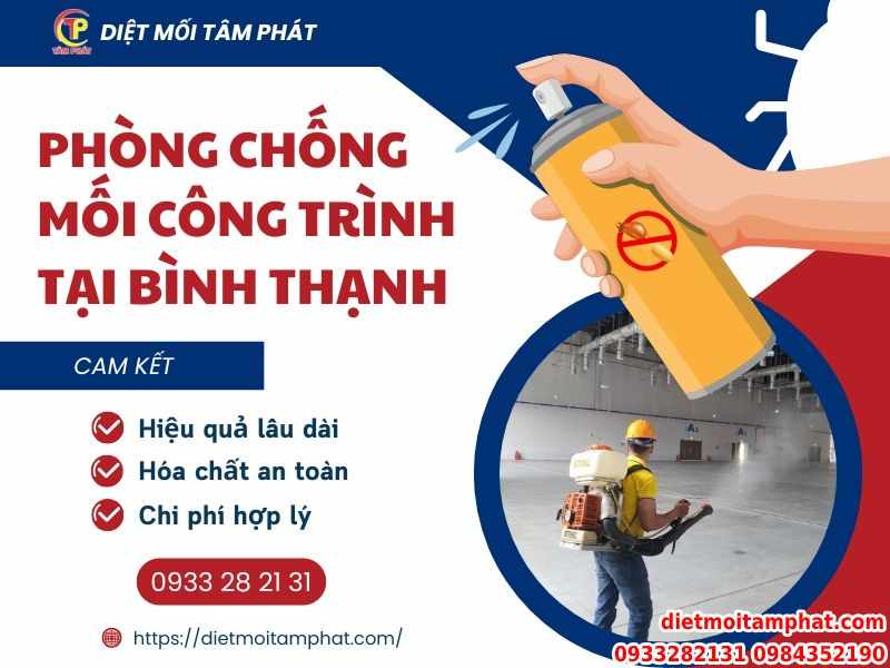Phòng chống mối công trình tại Bình Thạnh giá hợp lý