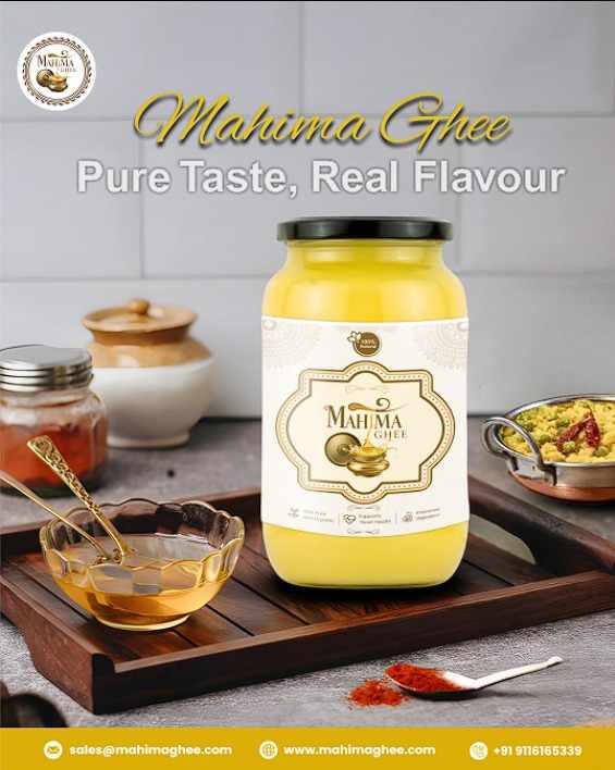 Pure Ghee Online in India Order Mahima Ghee for 100% Natural Goodness