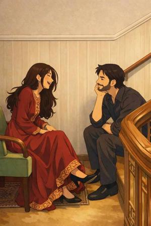 The meeting of Rati and Rishi