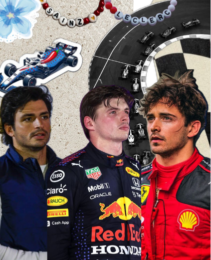 The Christmas Pit Stop - Carlos poly (Carlos x (Max, Charles)