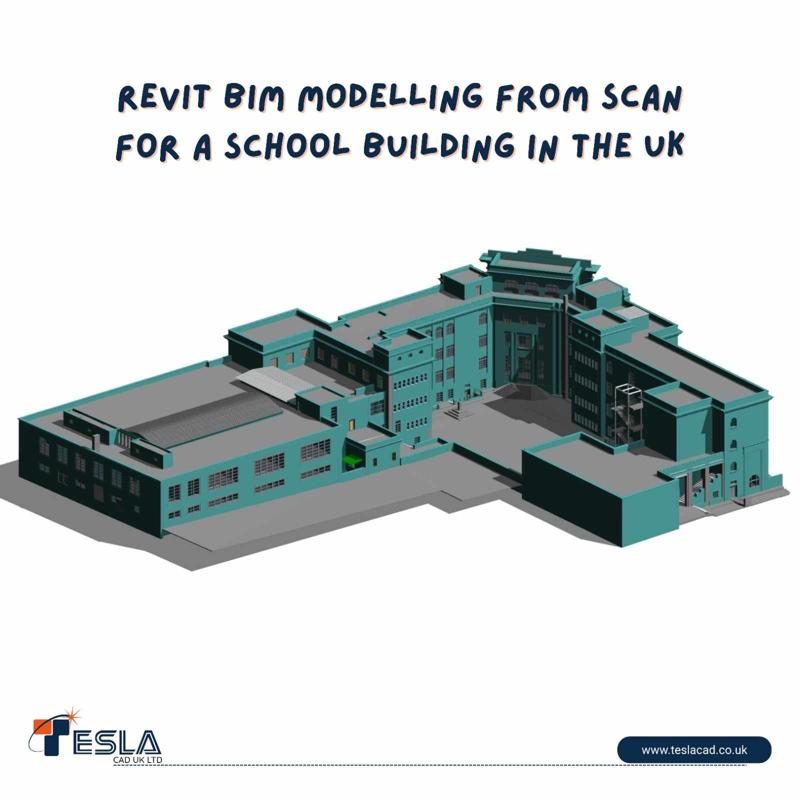 Revit BIM Modelling from Scan for a UK School Building