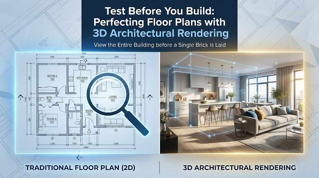 Test Before You Build: Perfecting Floor Plans with 3D Architectural Rendering
