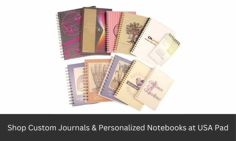 Shop Custom Journals & Personalized Notebooks at USA Pad