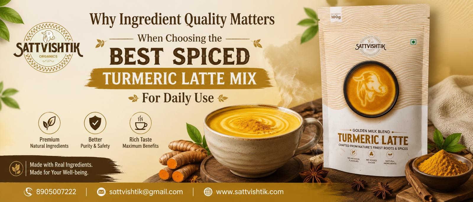 Why Ingredient Quality Matters When Choosing the Best Spiced Turmeric Latte Mix for Daily Use