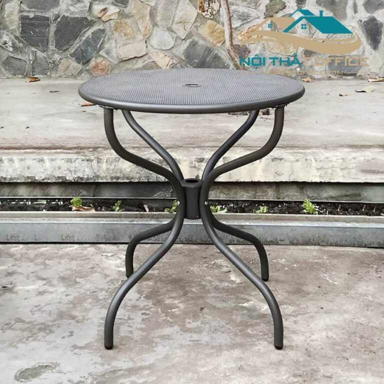 Bàn Cafe Sân Vườn Sắt Sơn Tĩnh Điện BNT-045 Chất Lượng Tốt