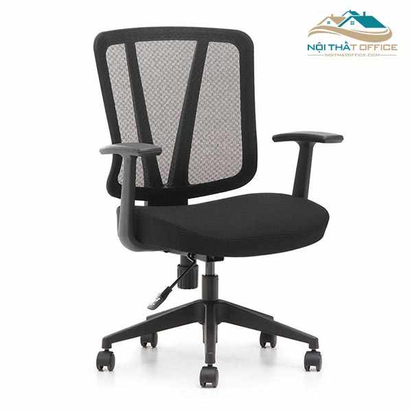 Ghế Nhân Viên Vải Lưới Khung Nhựa Đúc GNV-32 Hiện Đại Tiện Nghi Cao Cấp