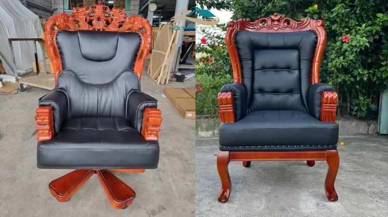 Ghế Giám Đốc Gỗ Hương – Sang Trọng Đỉnh Cao, Khẳng Định Vị Thế