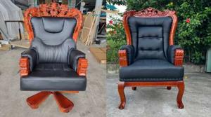 Ghế Giám Đốc Gỗ Hương – Sang Trọng Đỉnh Cao, Khẳng Định Vị Thế