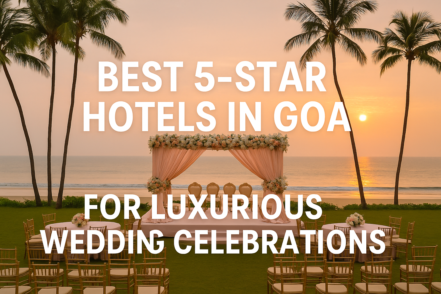 Best 5-Star Hotels in Goa for Luxurious Wedding Celebrations