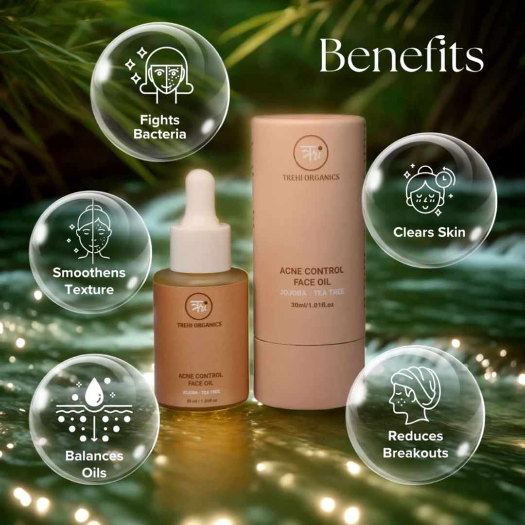 Acne Control Face Oil (Jojoba-Tea Tree)