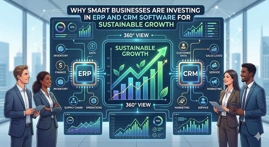 Why Smart Businesses Are Investing in ERP and CRM Software for Sustainable Growth