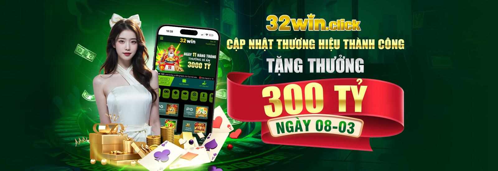 32WIN - Link dang ky nhan 88K