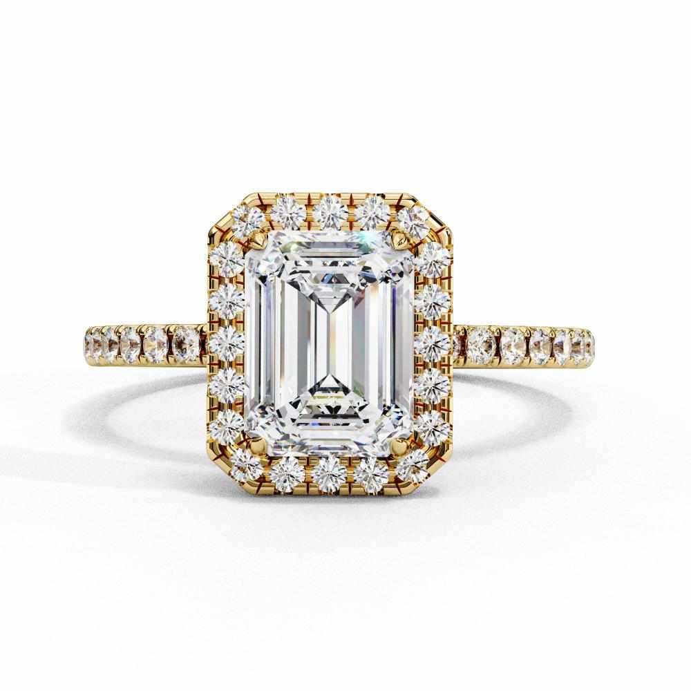 Emerald Cut Halo Engagement Rings: A Blend of Classic Elegance and Modern Brilliance
