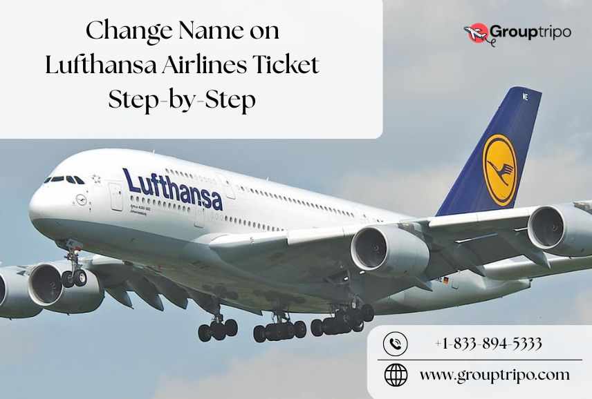 Change Name on Lufthansa Airlines Ticket Step-by-Step