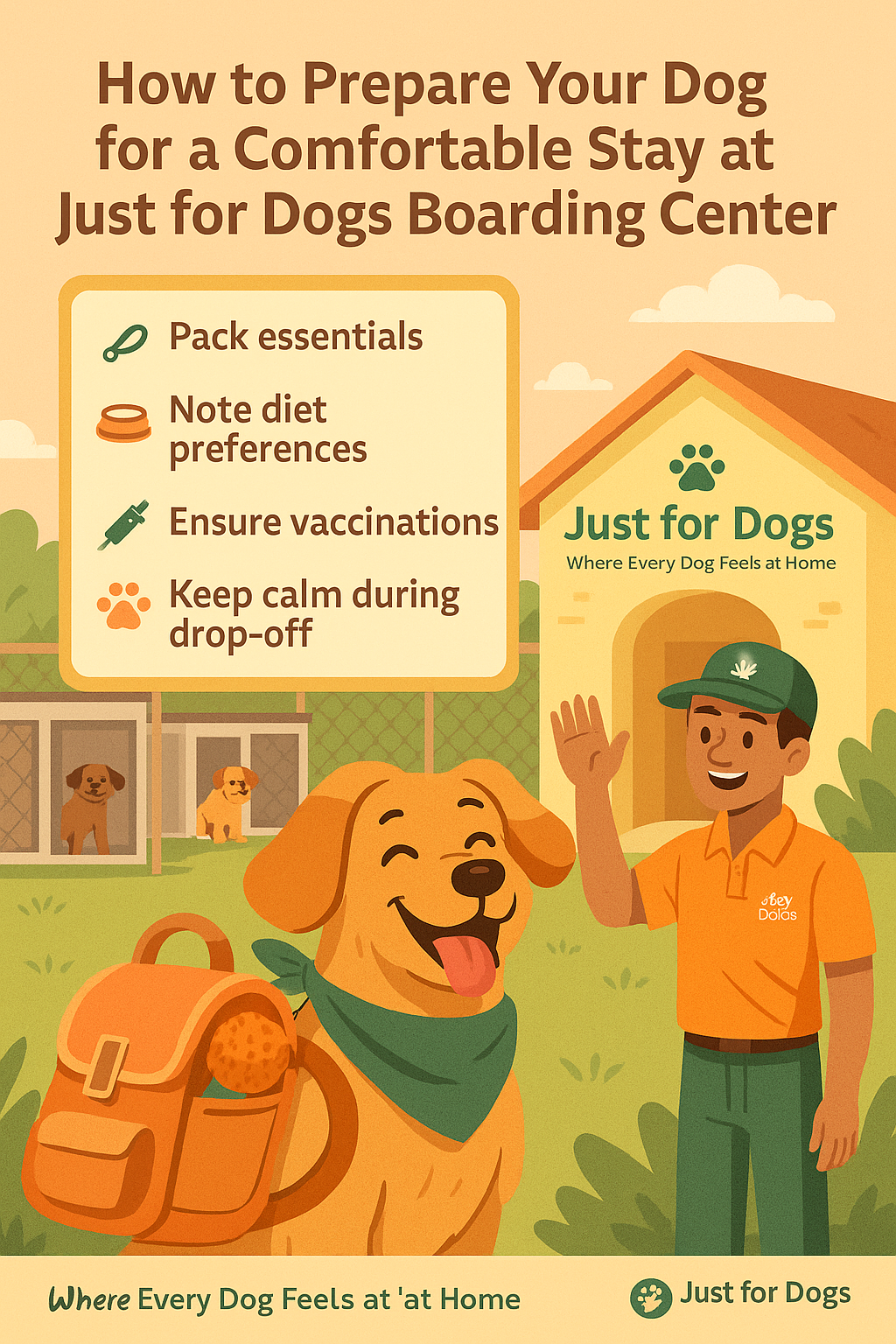 How to Prepare Your Dog for a Comfortable Stay at Our Boarding Center