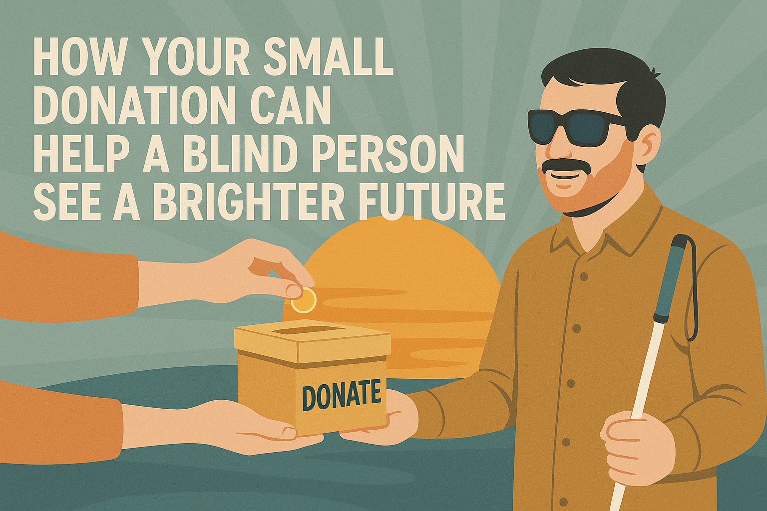 How Your Small Donation Can Help a Blind Person See a Brighter Future