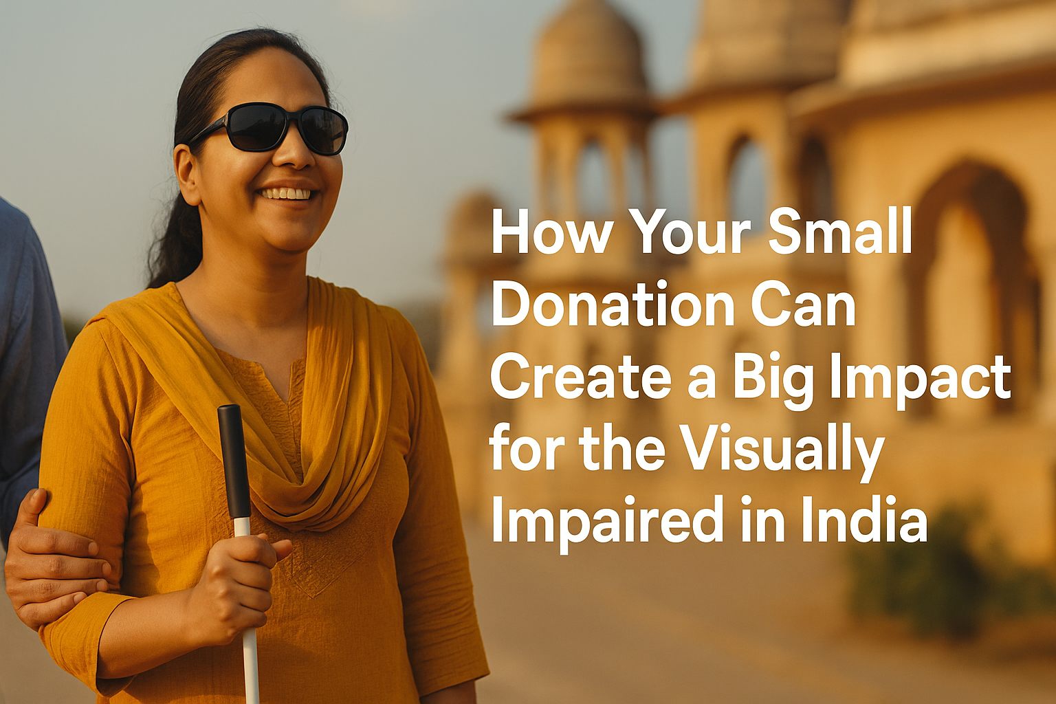 How Your Small Donation Can Create a Big Impact for the Visually Impaired in India