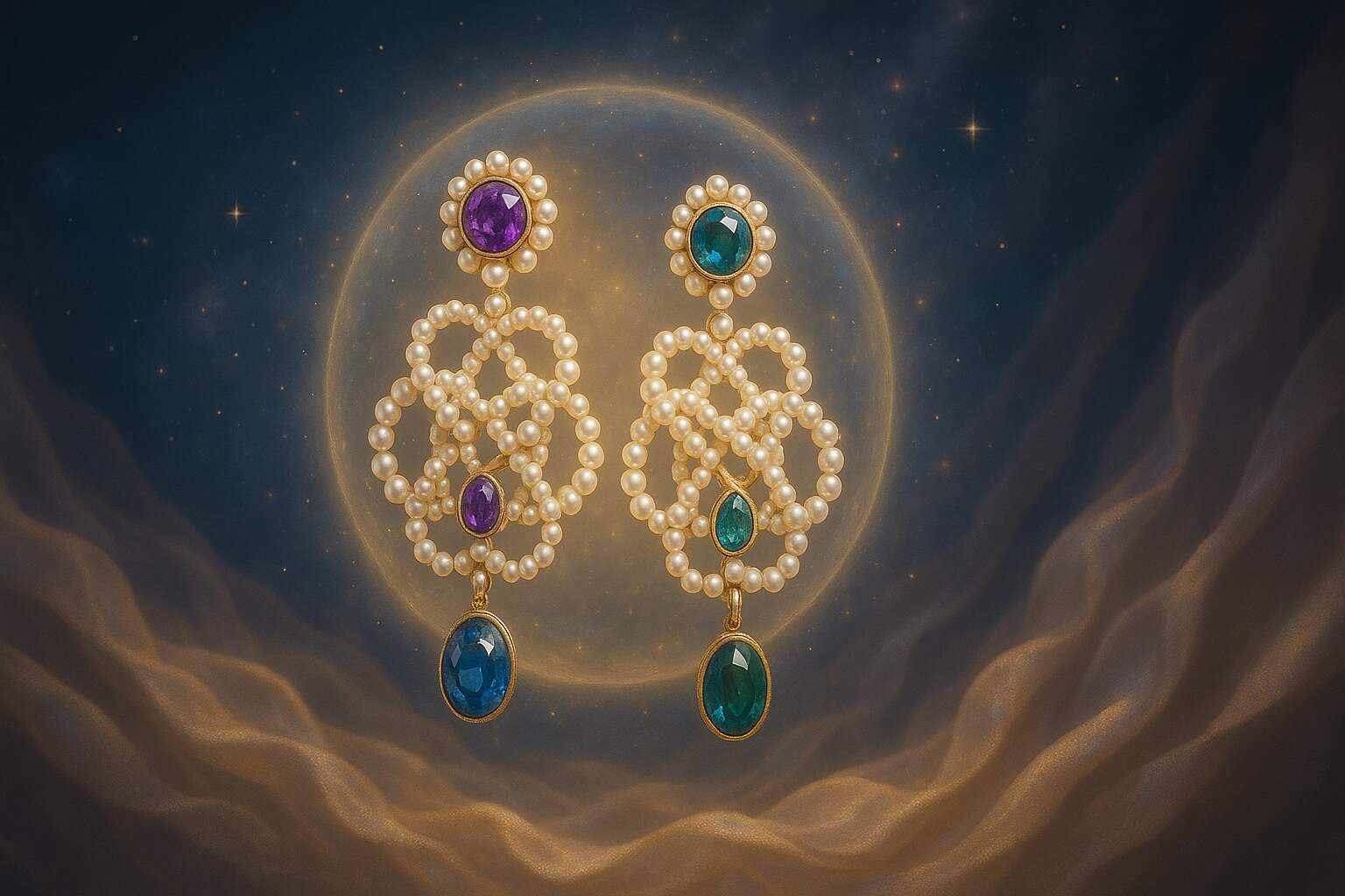 Hyderabadi Pearl Earrings – Traditional Beauty with Modern Touch