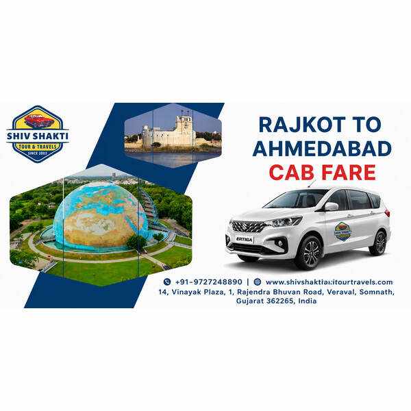 Rajkot to Ahmedabad Cab Fare – Affordable & Comfortable Taxi Service
