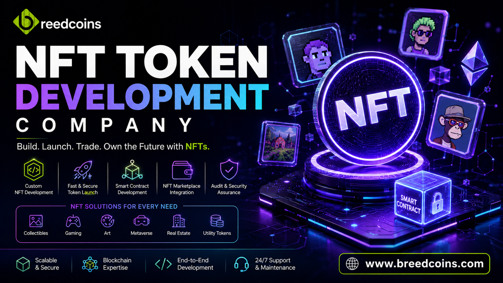 NFT Token Development: A Complete Guide to Building Secure, Scalable, and Utility-Driven Digital Assets
