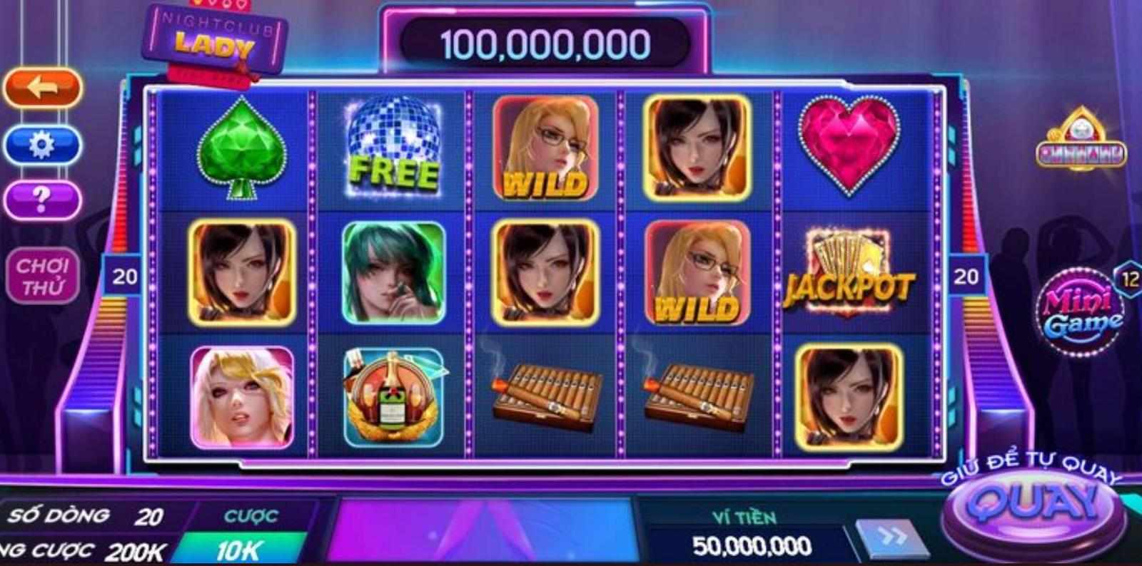 Night Club Lady – Game nổ hũ nóng mắt, chơi là ghiền