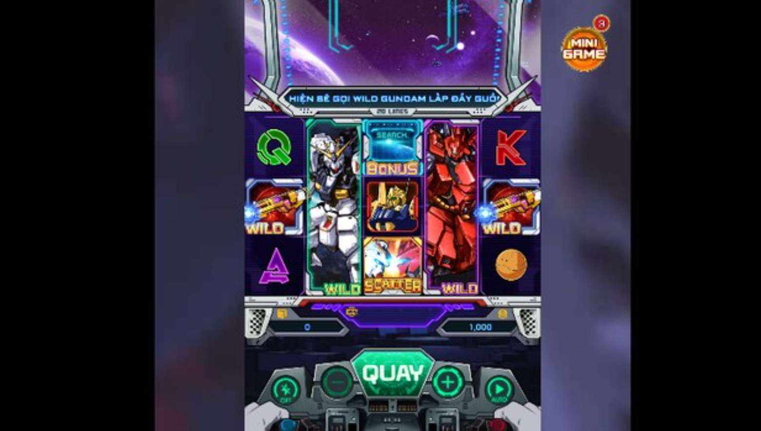 Gundam – Game săn thưởng với những món quà khổng lồ