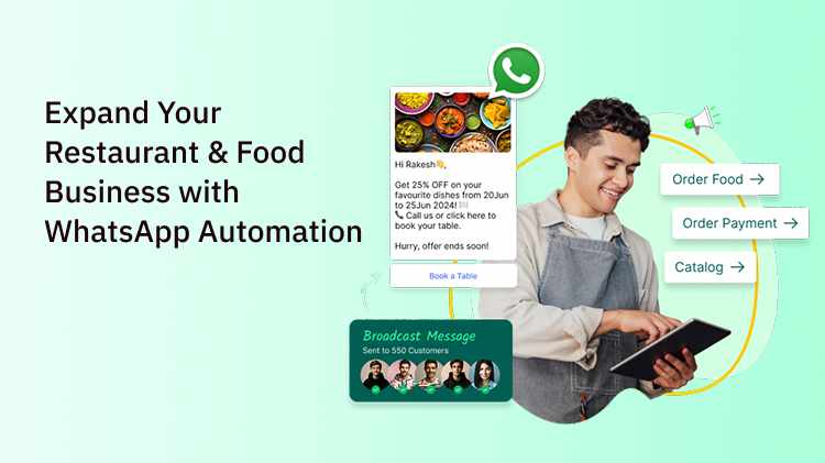 Expand Your Restaurant & Food Business with WhatsApp Automation