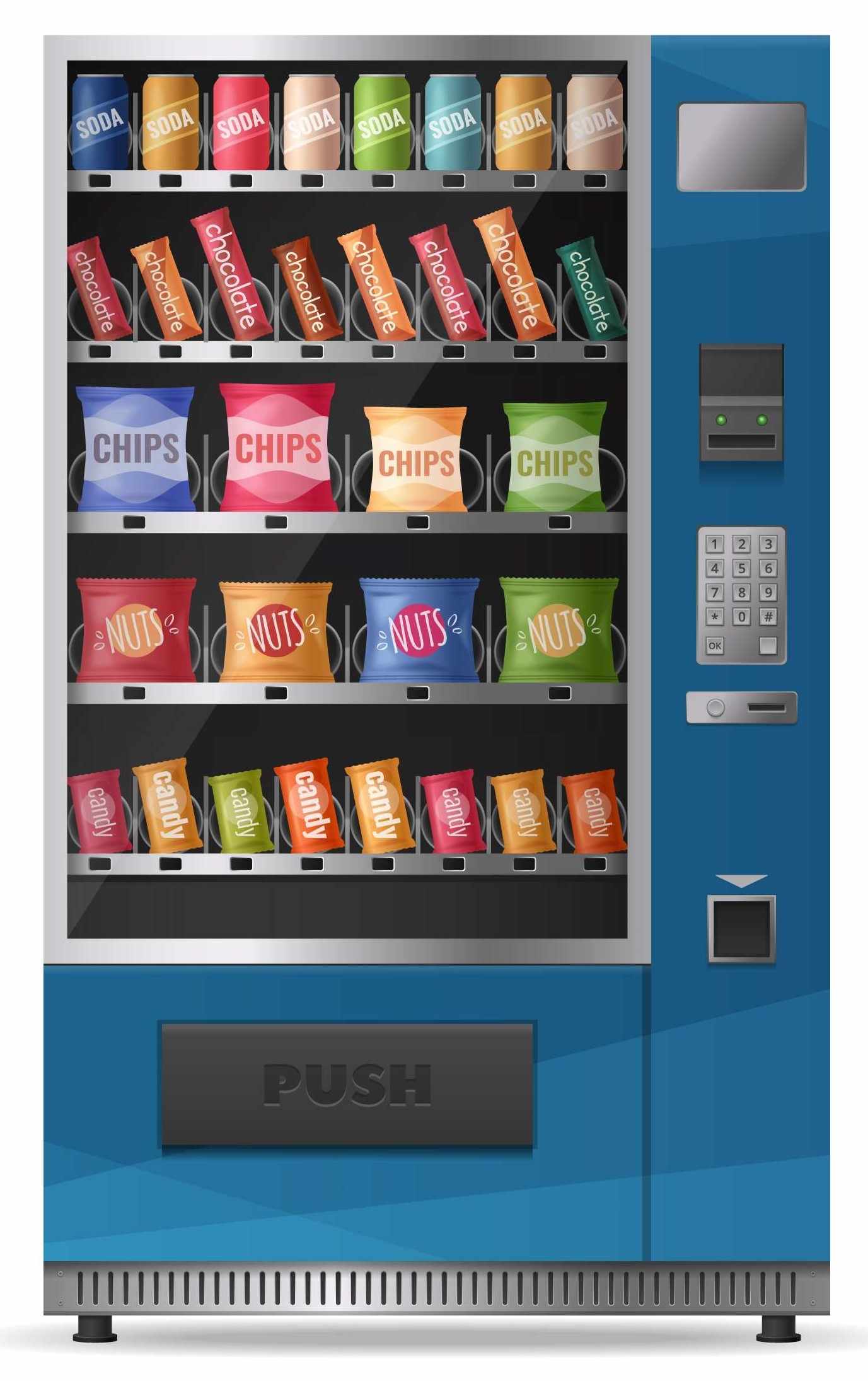 Healthy Vending Machines for Offices, Schools, and Public Places