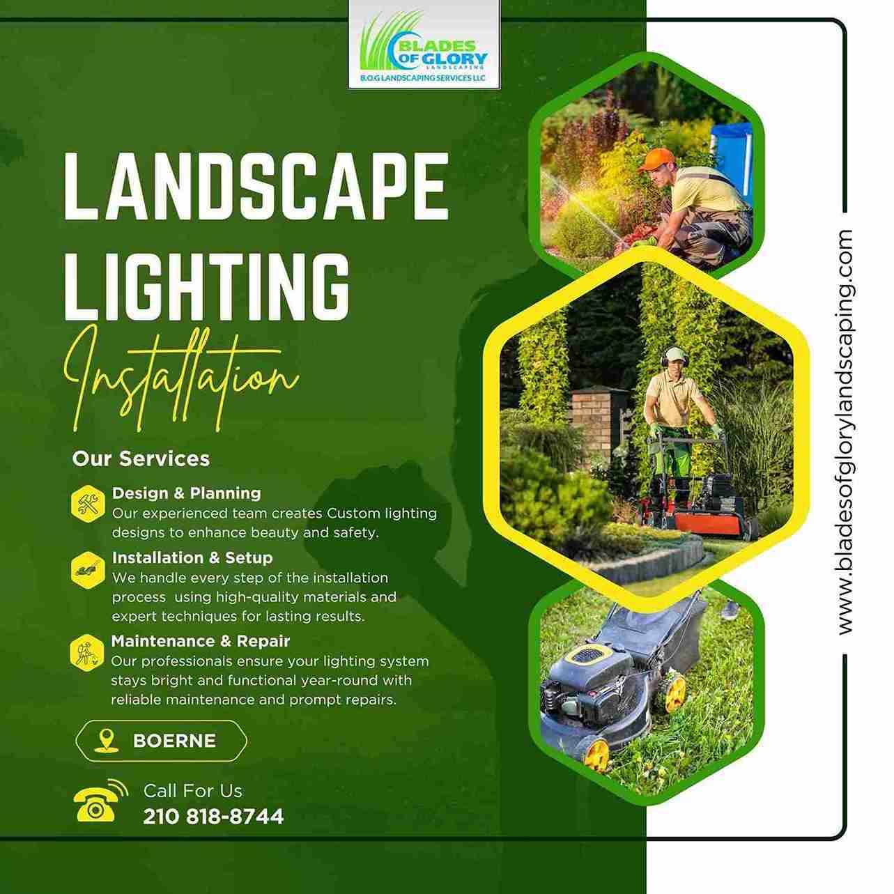 Landscape Lighting Installation in Boerne