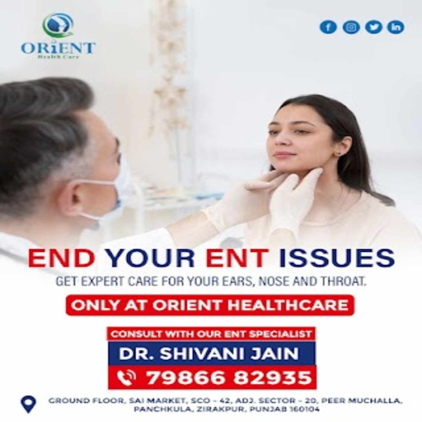 Best ENT Hospital in Zirakpur