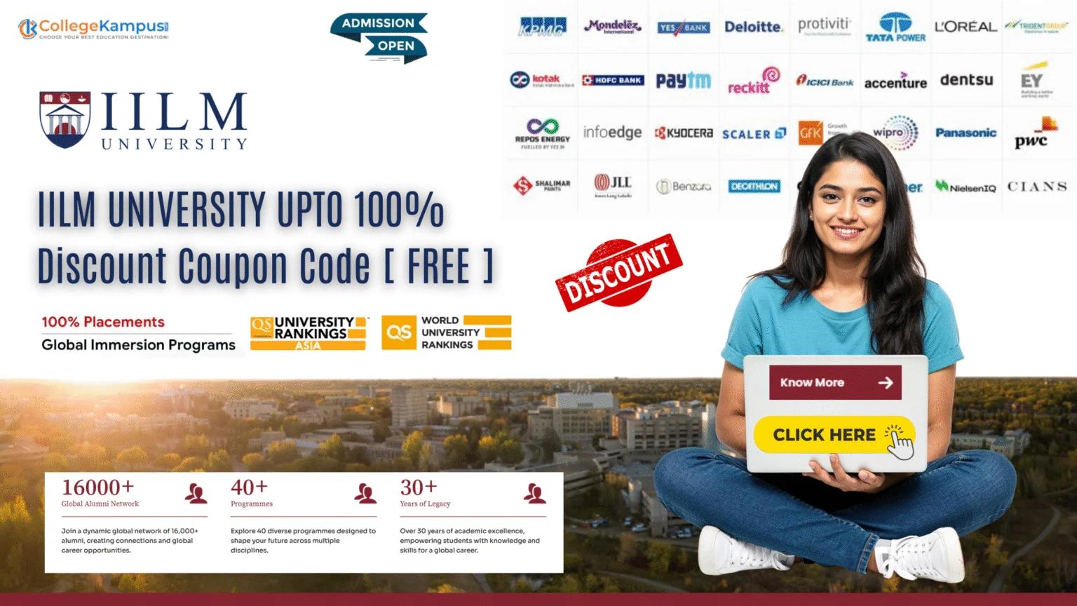 IILM University Coupon Code