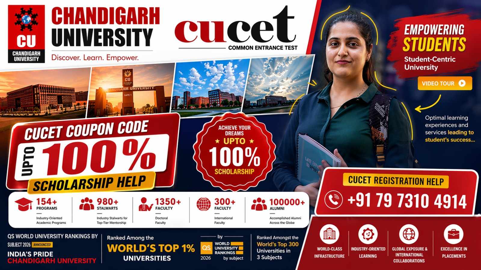 🚀 CUCET Coupon Code 2026: Unlock 100% Scholarship & Admission Benefits