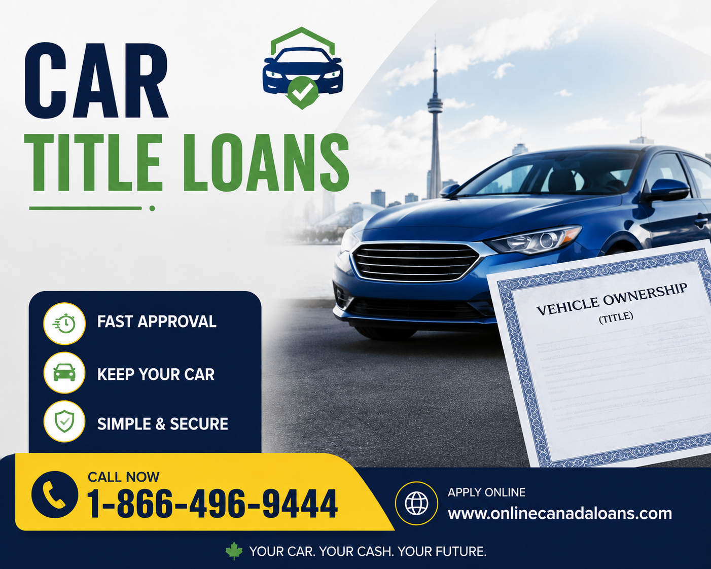 Easy Cash Access for Unexpected Expenses With Car Title Loans Vancouver