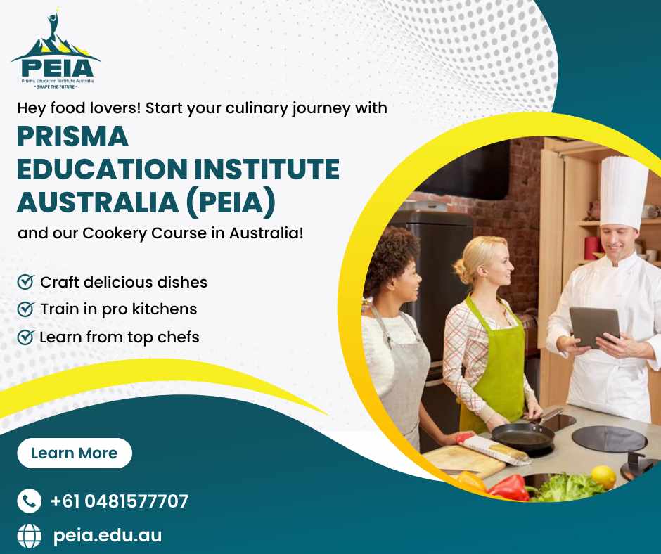 Discover the Cookery Course in Australia at PEIA