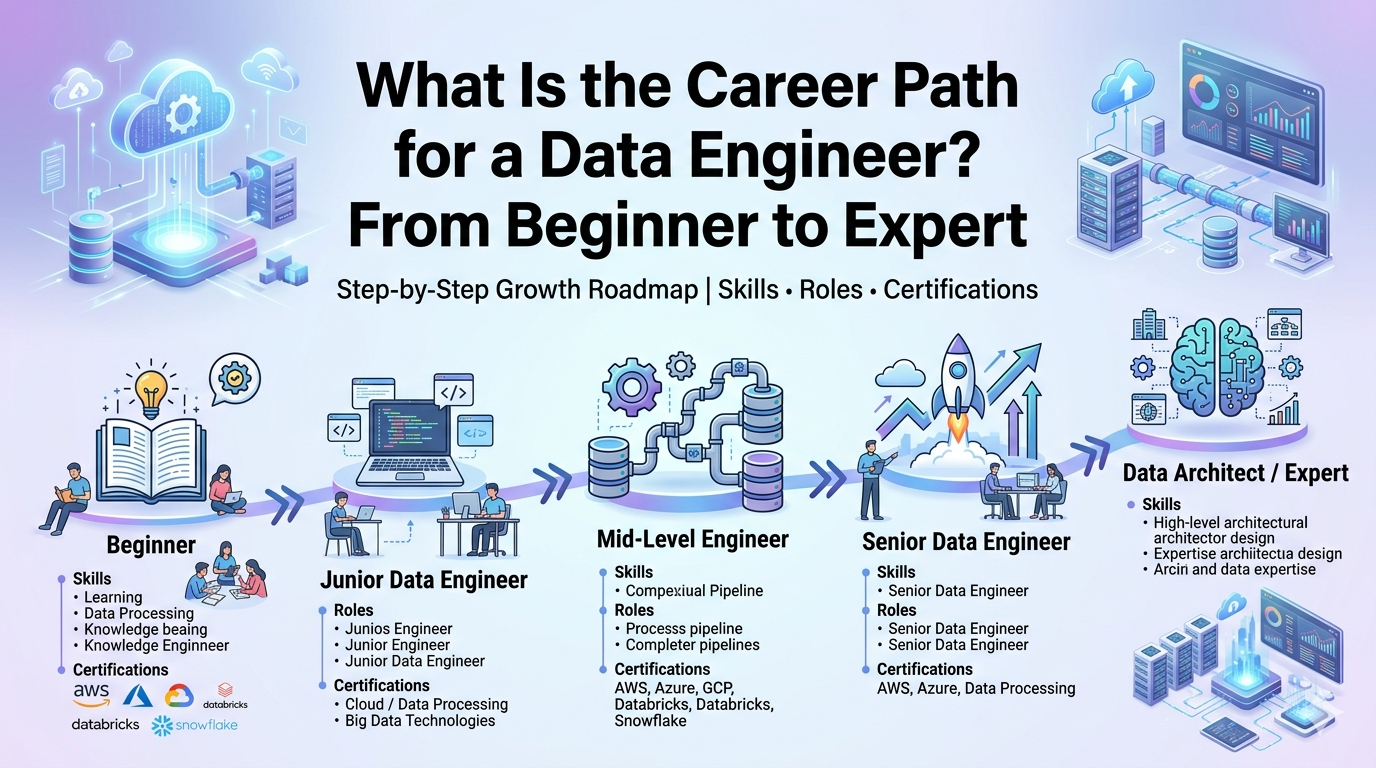 What Is the Career Path for a Data Engineer? From Beginner to Expert