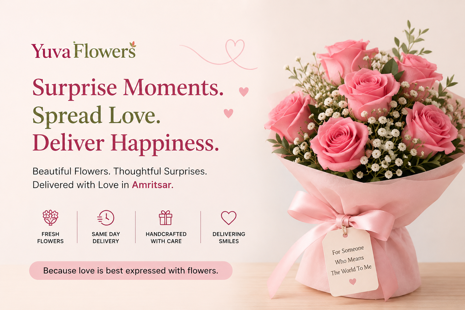 How to Surprise Your Loved Ones with Flower Delivery in Amritsar