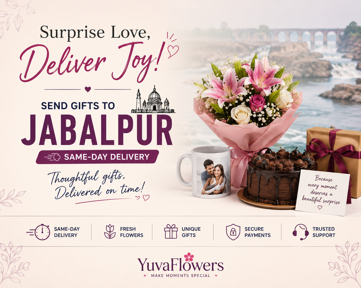 Send Gifts to Jabalpur Online Without Any Hassle