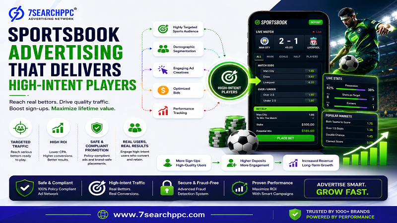 Sportsbook Advertising Helps Betting Brands Acquire High Paying Traffic